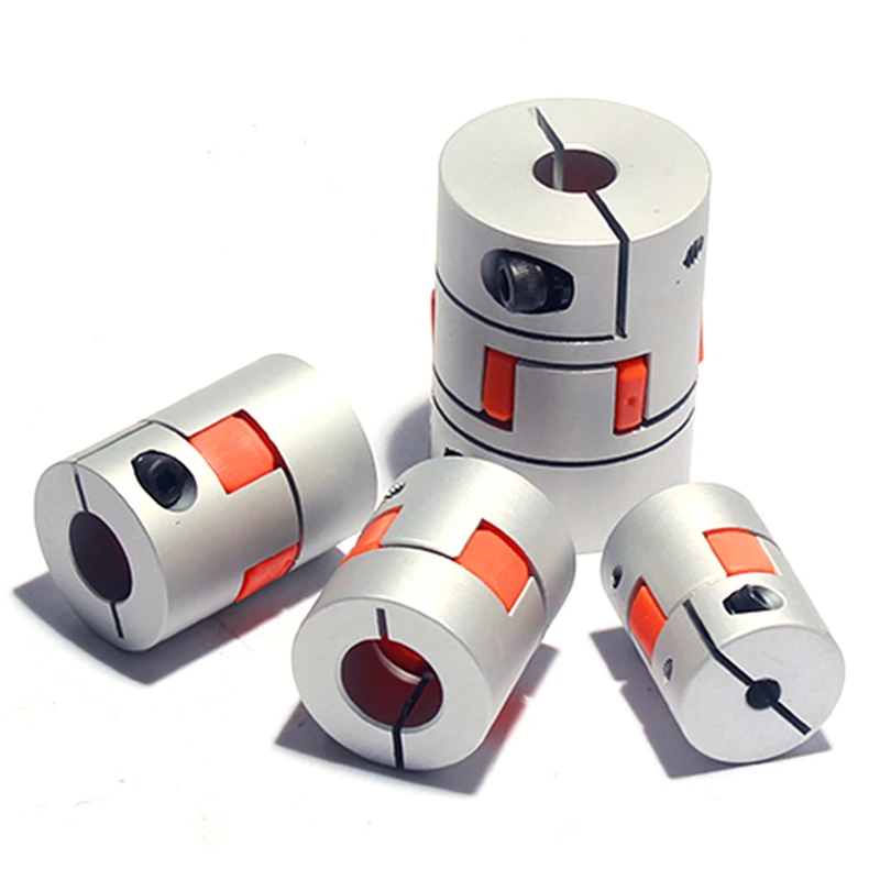 Fevas Flexible Plum Blossom Coupling Ball Screw Sliding Table Coupling Speed Motor Stepper servo Motor with Plum Blossom Coupling Inner Diameter: D40L66 8mm to 22mm