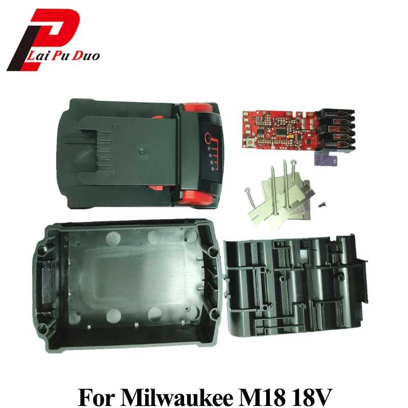 M18B Li ion Battery Plastic Case Charging Protection Circuit Board For