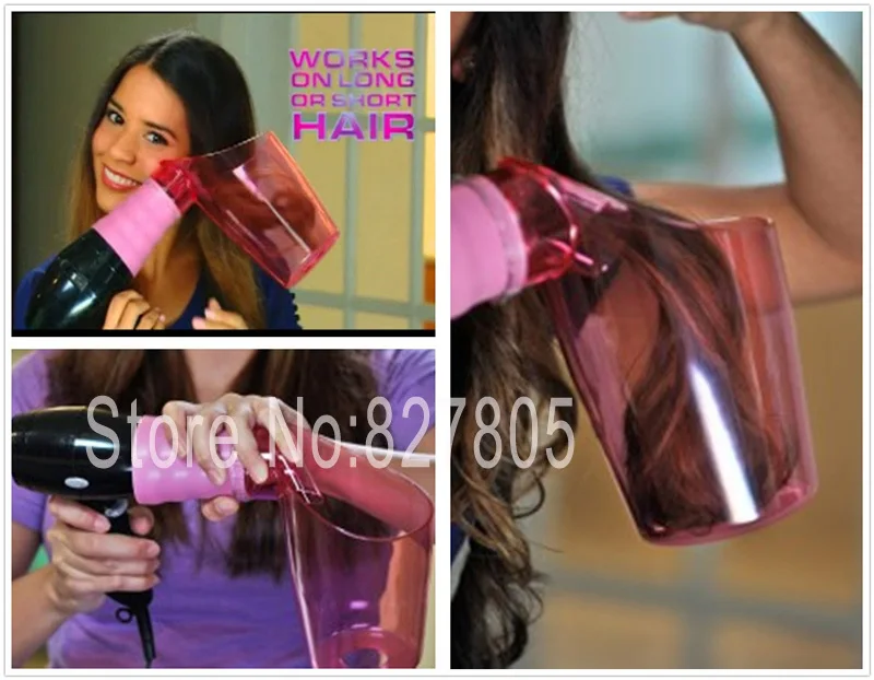 5Pcs/Lot Air Curler As Seen On TV Hair Curler Soft Curl Hair Dryer Attachment,Diffuser,Hair