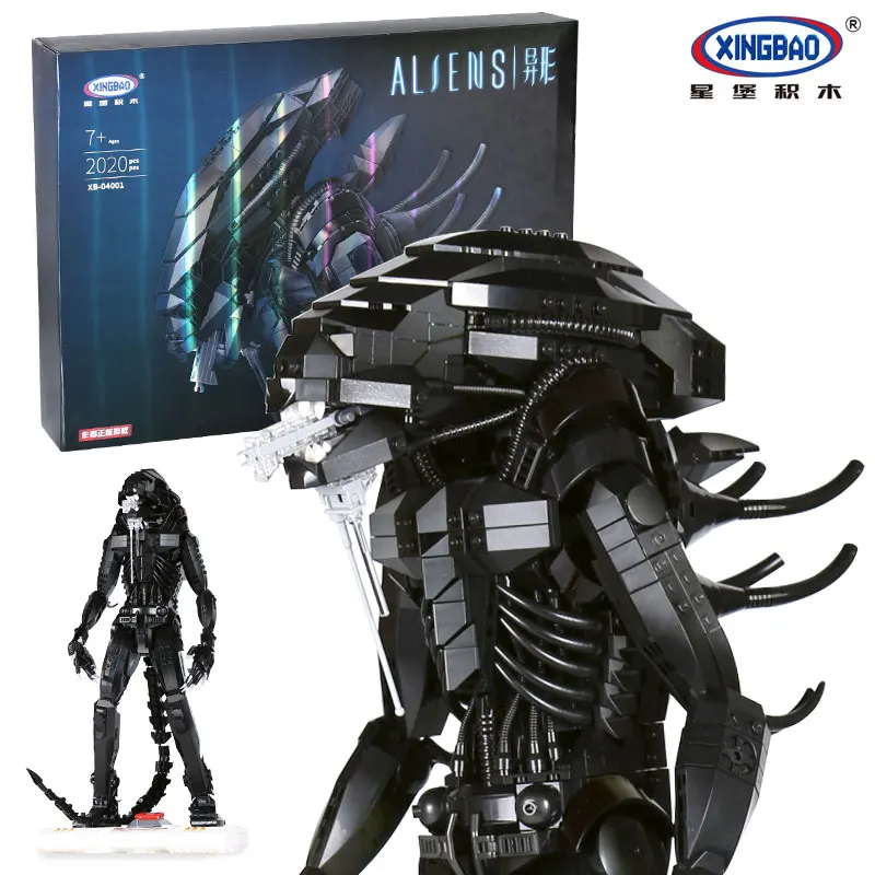 

XingBao 04001 2020Pcs Genuine Creative Movie Series The Alien Robot Set children Educational Building Blocks Bricks Toys Model