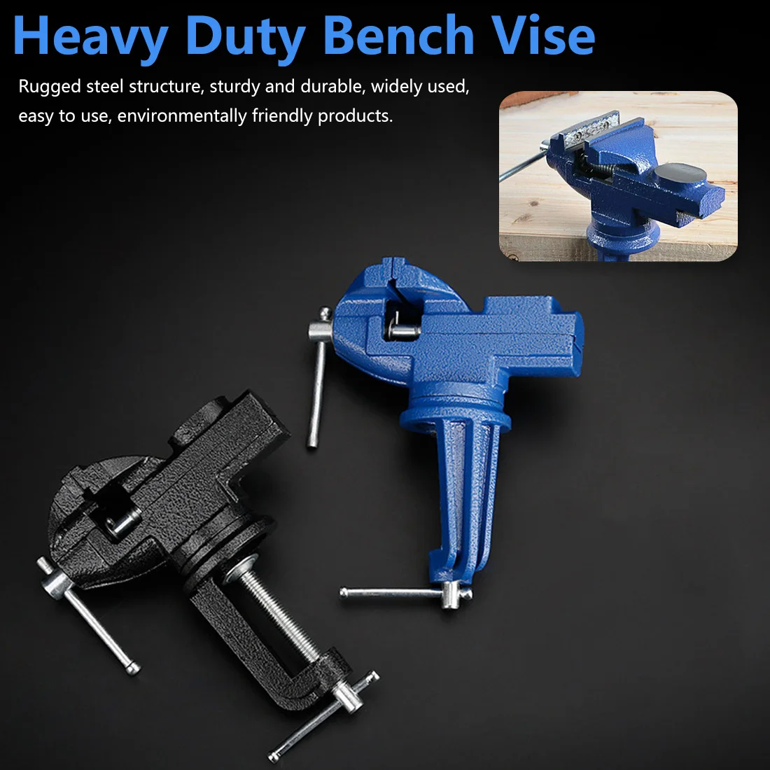 

50mm Heavy High Carbon Steel Vise Repair Woodwork,bench vise, DIY tools, woodworking tools, household table pliers