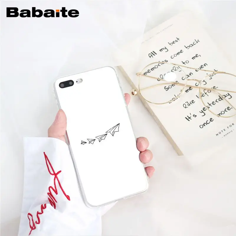 Путешествия мир Бумага самолет на заказ фото мягкий чехол для iPhone 8 7 6 s плюс X XS MAX 5 5S SE XR 10 Крышка