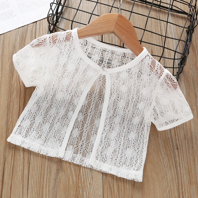 Thin Transparent Summer Bohemian Baby Girls Jacket Beach Baby Girl Shawl 6 9 12 24 Month 2022