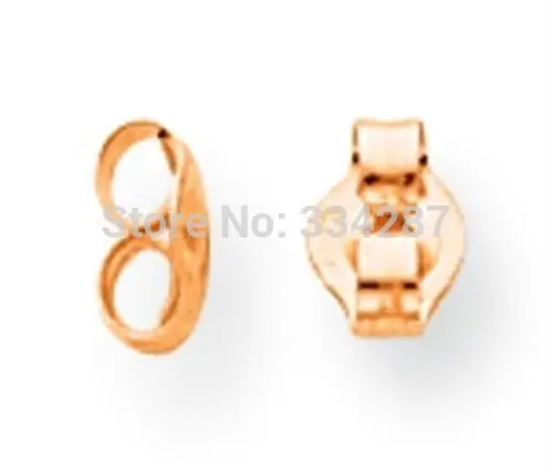 

1 Pair (2 pcs) 14K Rose Gold Light Earring Back