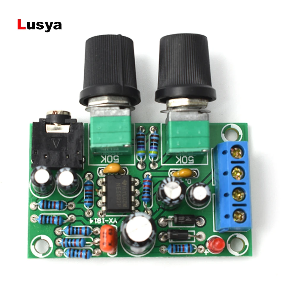 Single Power DC 10 24V Low Pass Filter Bass NE5532