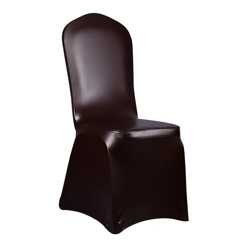 Luxury Leather PU Chair Covers Elastic Fashion Chair Seat Covers For