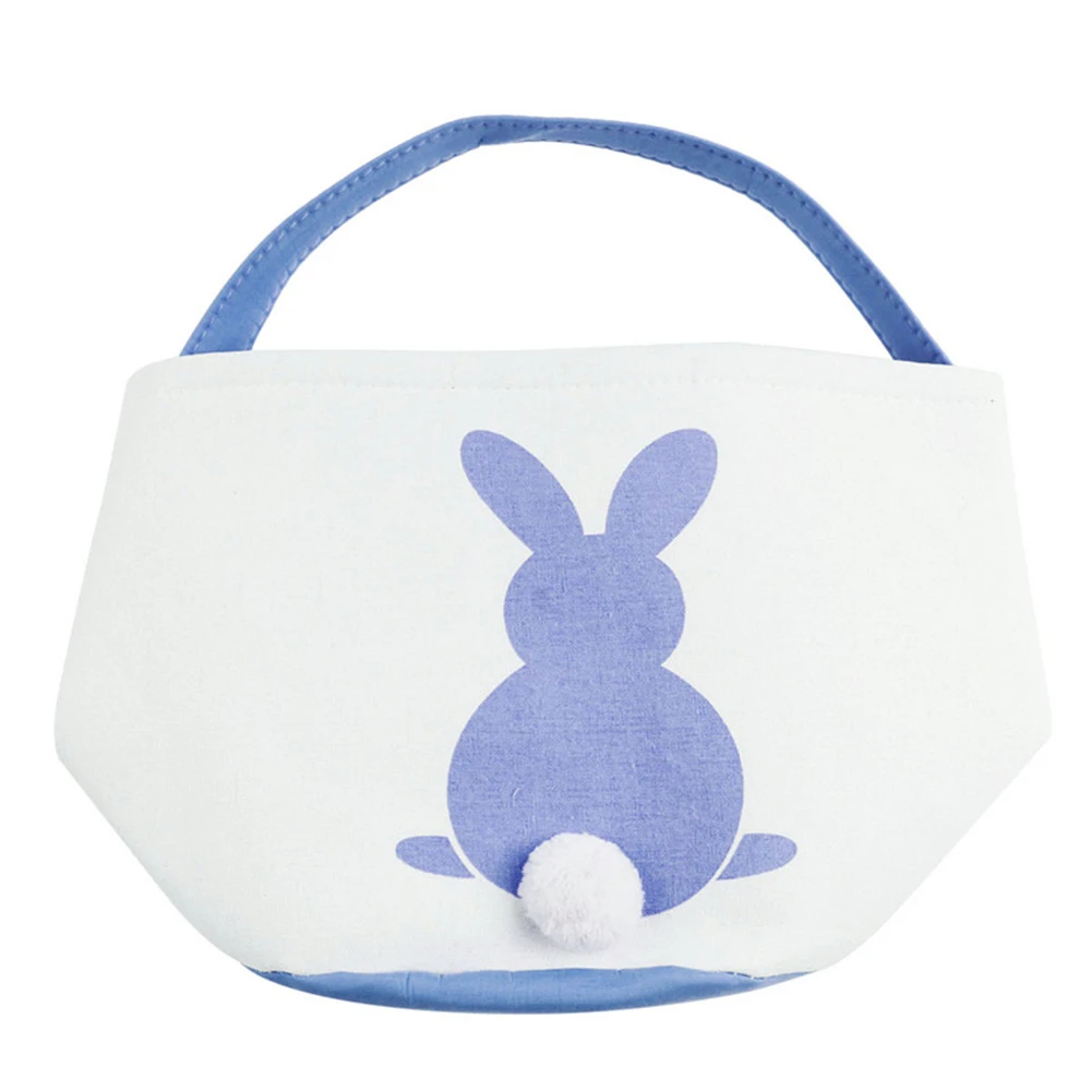 Счастливые пасхальные мешочки с кроличьими ушками, детские подарочные пасхальные корзины, 4 цвета, вечерние украшения для дома, кролик, забота, сумки яйцо, дропшиппинг