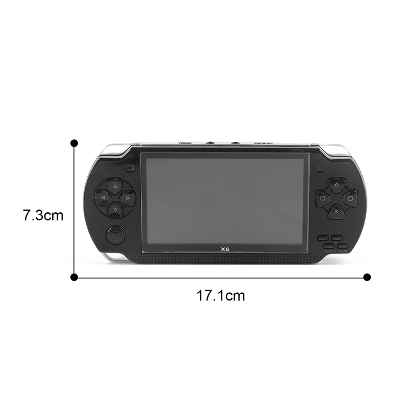 MP5 плеер COOL BABY X6 с экраном 4 3 дюйма игровой 8 Гб поддержка игр GBA NES камеры видео