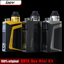 D’origine iJoy RDTA Boîte Mini Kit 100 W Mod Intégré Li-Po 2600 mAh batterie 6 ML e-réservoir de jus BOÎTE MOD Vaporisateur Cigarette Électronique Kit