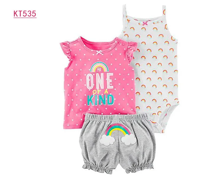 Г., комплект одежды для маленьких мальчиков, 3 предмета, футболка+ штаны+ боди, летняя одежда для малышей Одежда для маленьких девочек хлопковые шорты, комбинезон