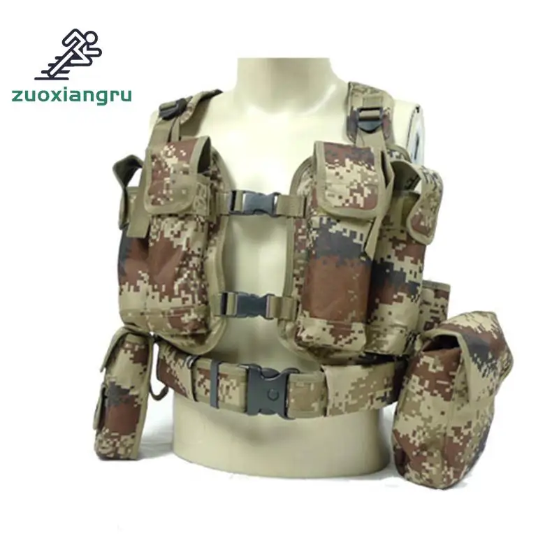

Molle Tactical Hunting Vest Body Armor Hunting Plate Carrier Airsoft Pouch Emerson Combat Gear Multicam Nylon Camo Vest
