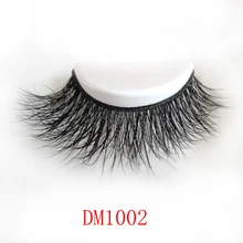 Free shipping fashional DM1002 1pcs/lot 3D thick crossing mink fur lashes