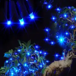 2017 светодиодный фея строка Солнечный светодиодный лампочка для Свадебная вечеринка Xmas Декор сада