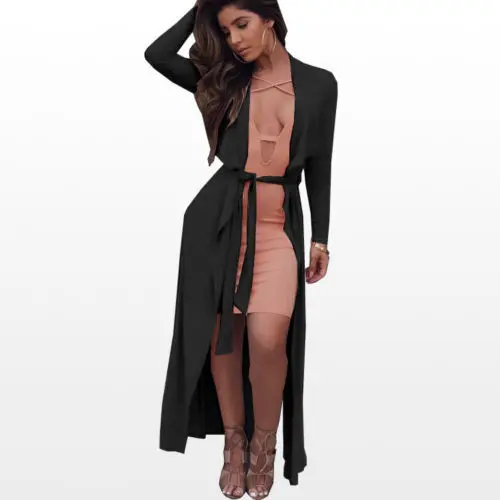 Stylish Women Casual Loose Long Sleeve Lace Up Tops