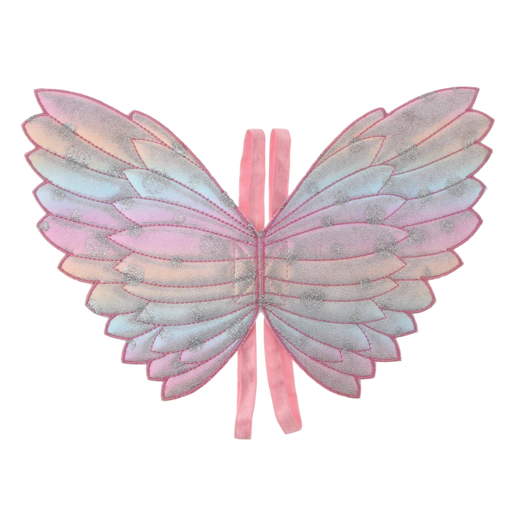 Kids Girls Butterfly Wings Fairy Cape Funny Dress Party Costume Accessories