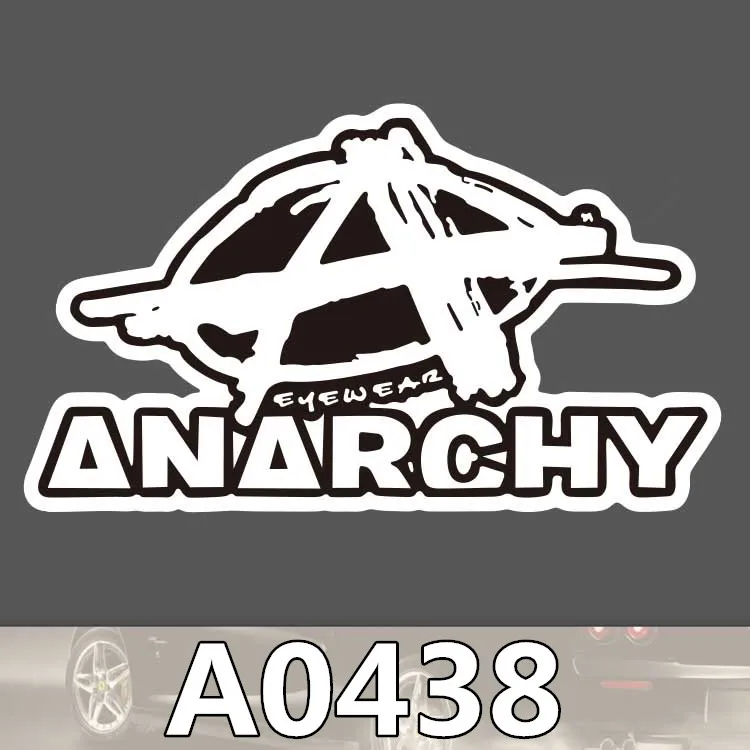 

Doinbby A0438 Anarchy Mark Waterproof Sticker for Cars Laptop Luggage Skateboard Graffiti Notebook Stickers