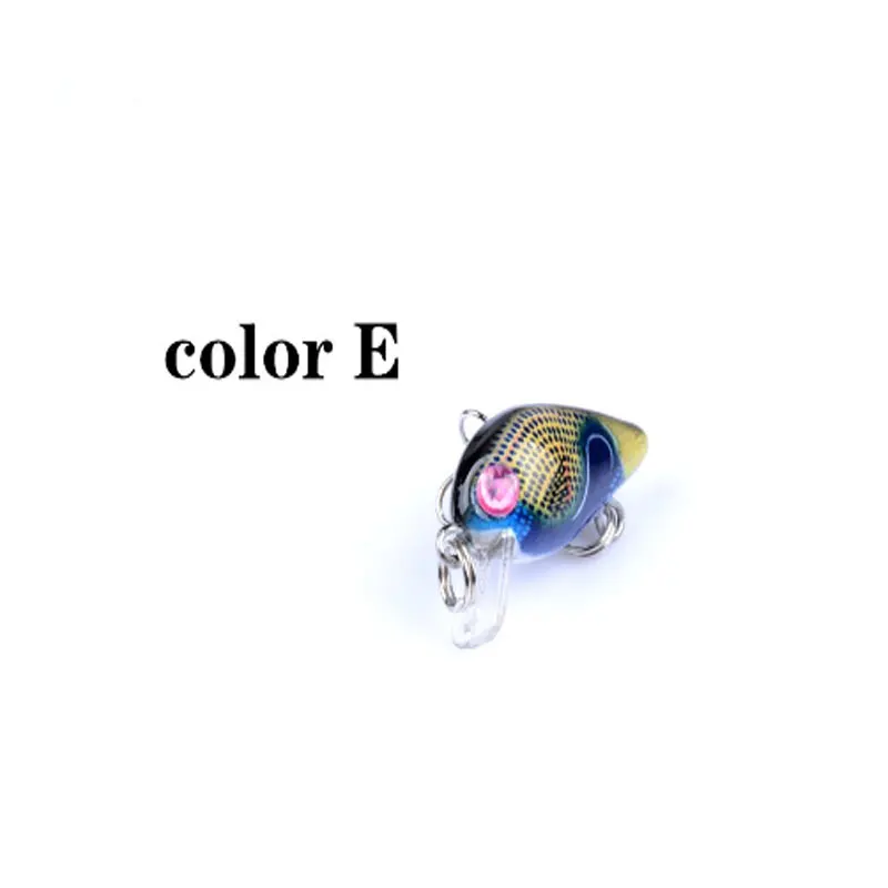 

Crank bait Fishing Lures Rocker Spoon baits 1.5g 3cm Colorful Lifelike Swim bait Wobbler Floating Fishing Tackle