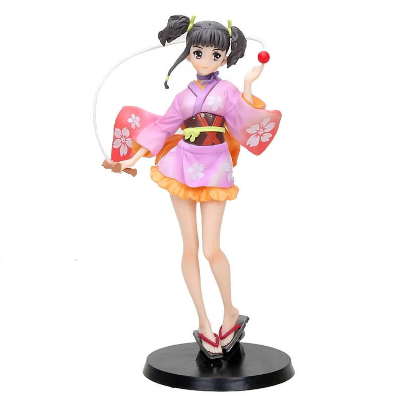 

Anime 20cm Kabaneri of The Iron Fortress Action Figure Mumei Kimono Ver Model PVC Decoration Doll
