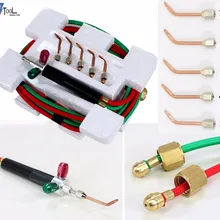 Паяльный режущий фонарь, мини сварочный фонарь Little Smith, газовый фонарь, ювелирные изделия, 1 комплект с 5 наконечниками