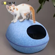 Portable Cat House Cave Sleeping Bag Zipper Egg Shape Felt Cloth Pet House Nest All Season Use Dog Cat Bed Comfortable Portable Cat House Cave Sleeping Bag Zipper Egg Shape Felt Cloth Pet House Nest All Season Use Dog Cat Bed Comfortable