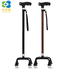 ANXIAOKANG безопасный и надежный костыли для пожилых людей телескопическая лампа четырехногий алюминиевый сплав скандинавский Пешие Прогулки Трость для пожилых людей