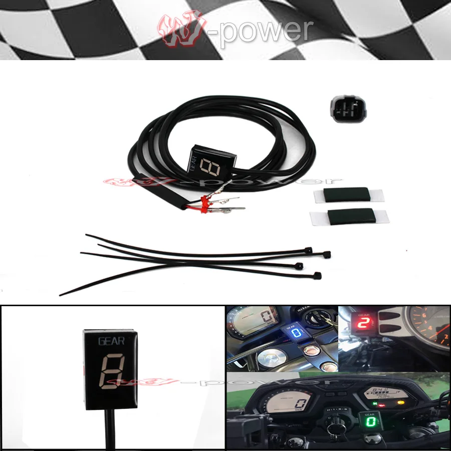 

Ecu Plug Mount 6 Speed Gear LED Display Indicator 1-6 Level Gear Indicator For Suzuki SV650 2003-14 SV1000 2003-09 SV 650 1000