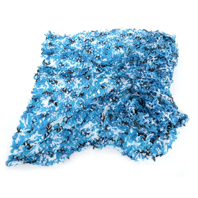 4M*7M blue camouflage netting digital camo net sun shelter for party decoration car covers event decoration park decoration