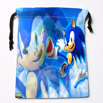 

TF&22 New sonic the hedgehog #7 Custom Printed receive bag Bag Compression Type drawstring bags size 18X22cm &81#22