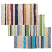 WINLIFE красочные полосы области коврики Противоскользящие коврики для спальни/ванной комнаты/отеля мягкие Входные Коврики моющиеся ковры