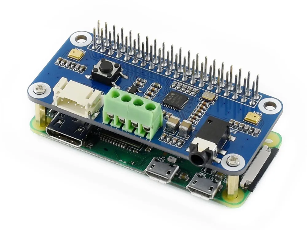 WM8960 hi-fi звук шляпа "карта" для Raspberry Pi стерео кодека поддерживает стерео кодирование/декодирование функции Hi-Fi воспроизведения/записи