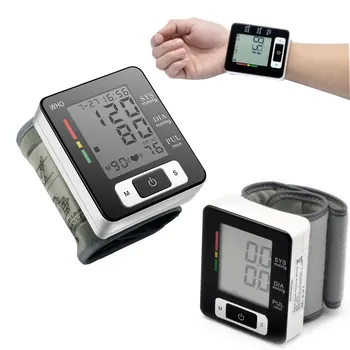 

Digital Wrist Blood Pressure Monitor Portable Automatic Sphygmomanometer Blood Pressure Meter for Home Health Care Measurement
