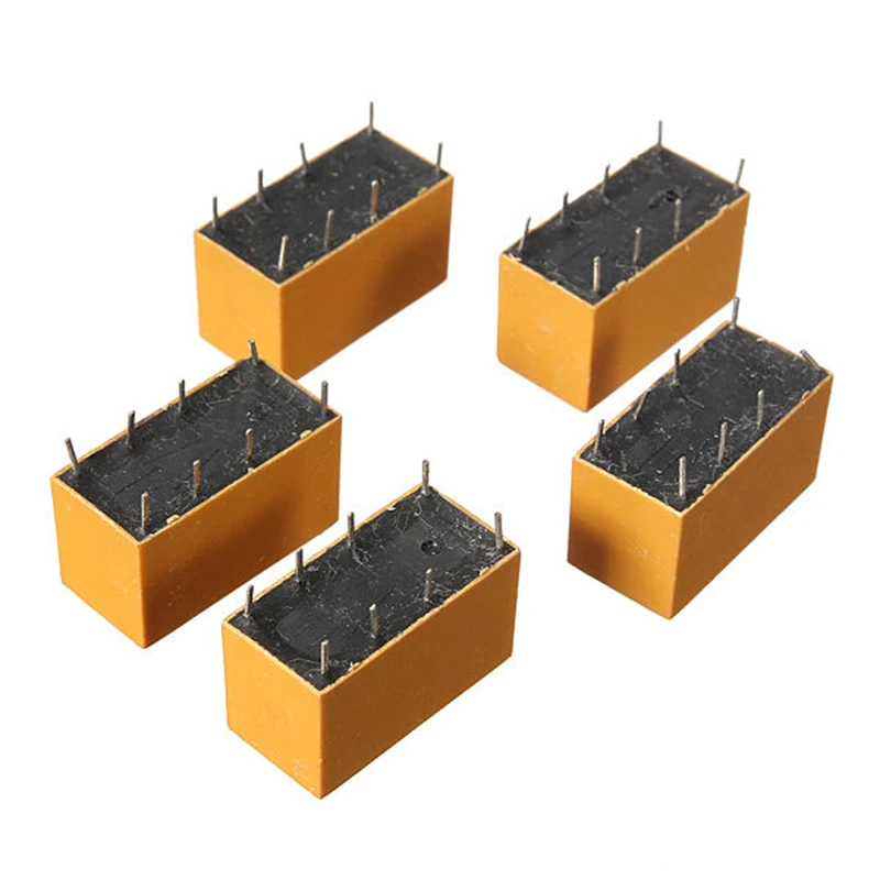100 PCS DC12V SHG Coil DPDT 8 Pin 2NO 2NC Mini Power Relays PCB Type HK19F Yellow цена 100 PCS DC12V SHG Coil DPDT 8 Pin 2NO 2NC Mini Power Relays PCB Type HK19F Yellow цены онлайн