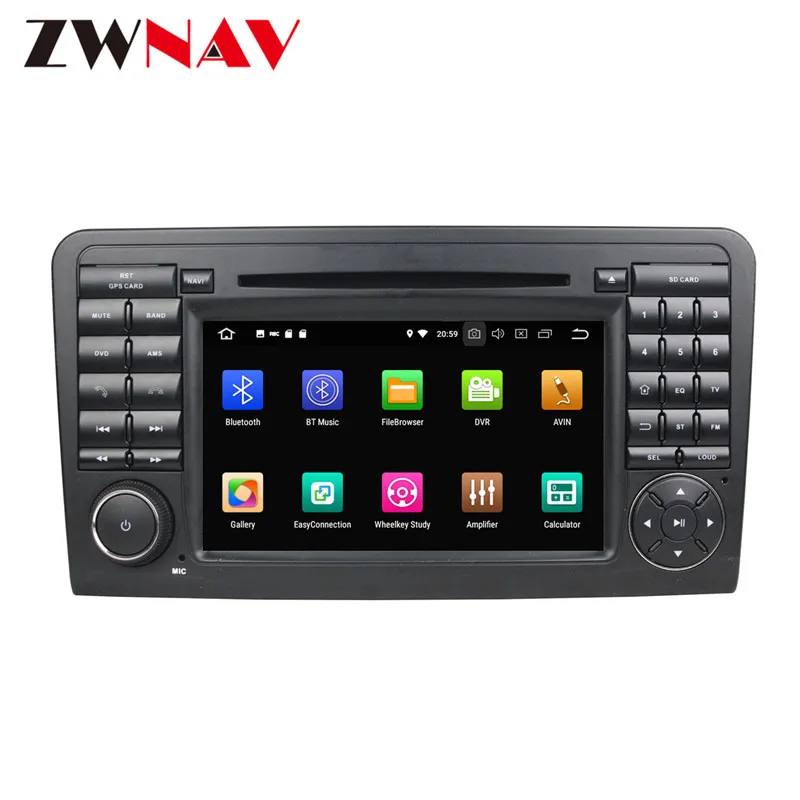 Clearance Android 8 Car DVD Player GPS navigation For Mercedes Benz ML CLASS W164 2005-2012 head unit multimedia player tape 4