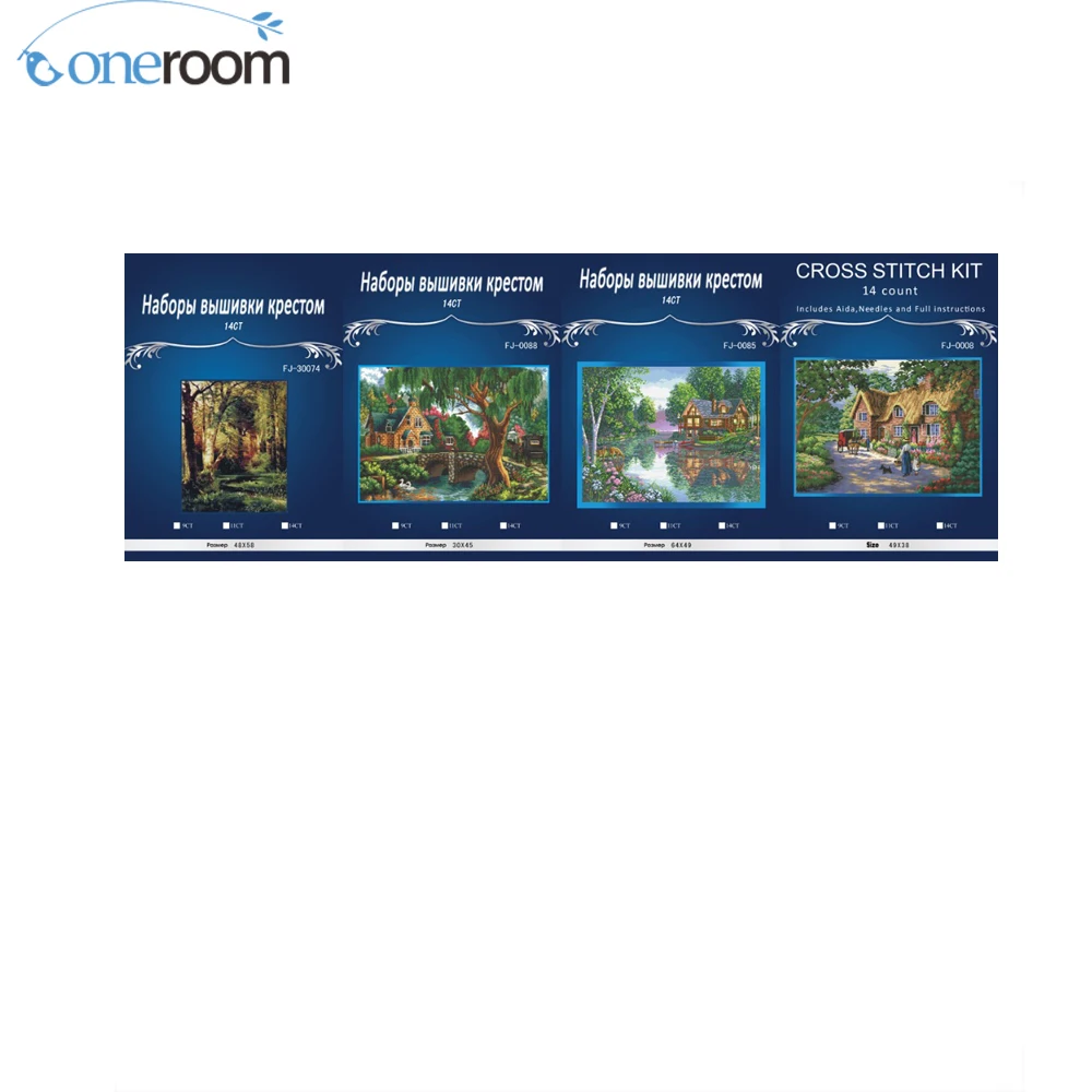 Life in Countryside Counted Cross Stitch Sets landscape Kits Embroidery Home Decor Needlework | Дом и сад