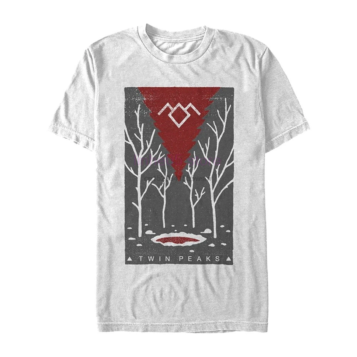 

2019 Twin Peaks Black Lodge Entrance Mens Graphic T Shirt