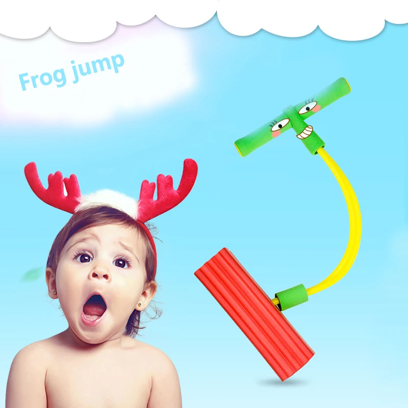 

Children's frog jump toy kindergarten bounce sense training doll jump bouncing shoes outdoor sports Children's sense training.