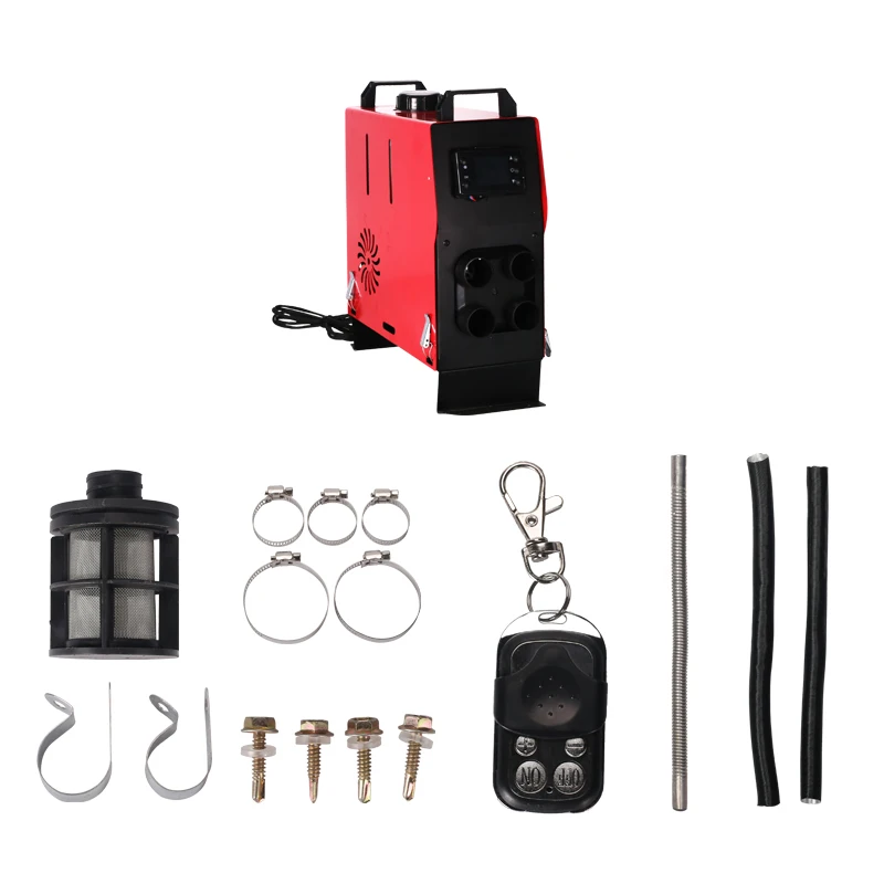 

Detachable car 5 KW 12 V air diesel Heater All in One Fuel Air Parking fan heater+ Silencer+Exhaust Pipe diesel air heater