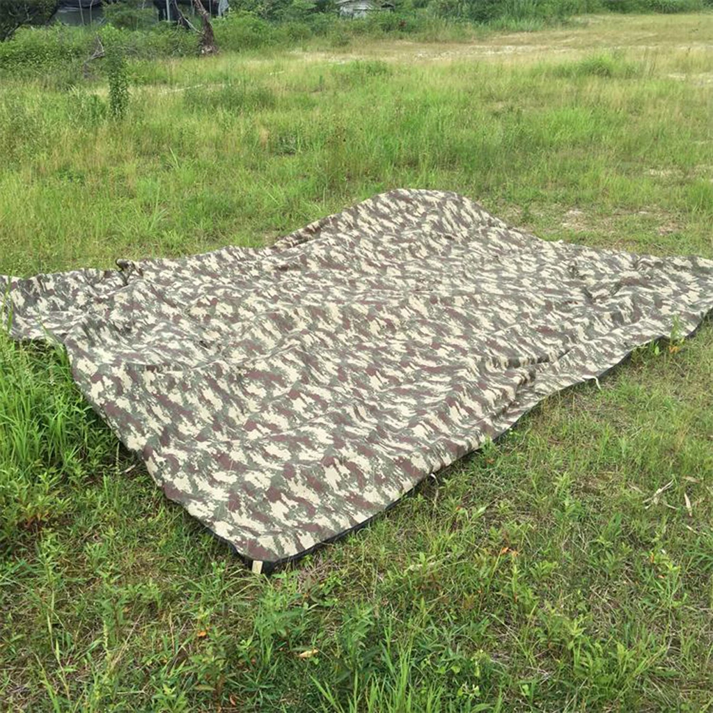 Heavy Duty Waterproof Truck Camouflage Tarp with Grommets, UV Resistant, Outdoor Tarpaulin Cover for Boat, Camping, Tent