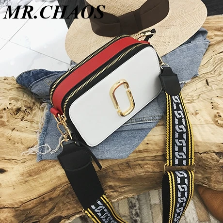

2019 New Fashion Wide Shoulder Straps Leather Women Shoulder Bags Messenger Crossbody Bag Small Square Package Handbags