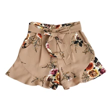 Женские повседневные летние пляжные шорты в полоску с эластичной резинкой на талии с карманами, подходят для пляжного бассейна, повседневная одежда