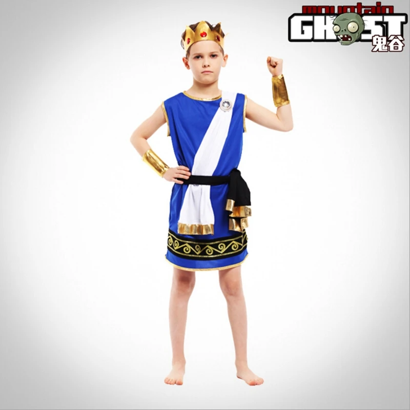 Kids Halloween Greek Mythology King Zeus Cosplay Costumes Zeus cosplay