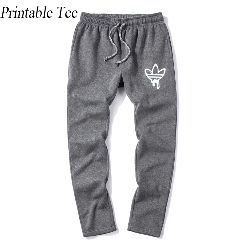 

Printable Tee Man's Long Jogging Pant Men's Sports Pants 2018 Autumn Winter Running Sweatpant Unisex Size Clothes MJ001