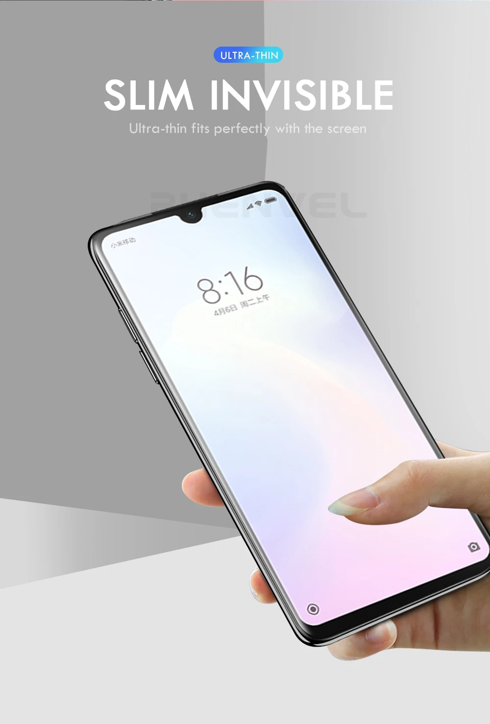 Передняя+ задняя 0,1 мм 3D гелевая Защитная пленка для Xiaomi Redmi Note 7 mi A3 cc9 cc9e Гидрогелевая Защитная пленка для экрана