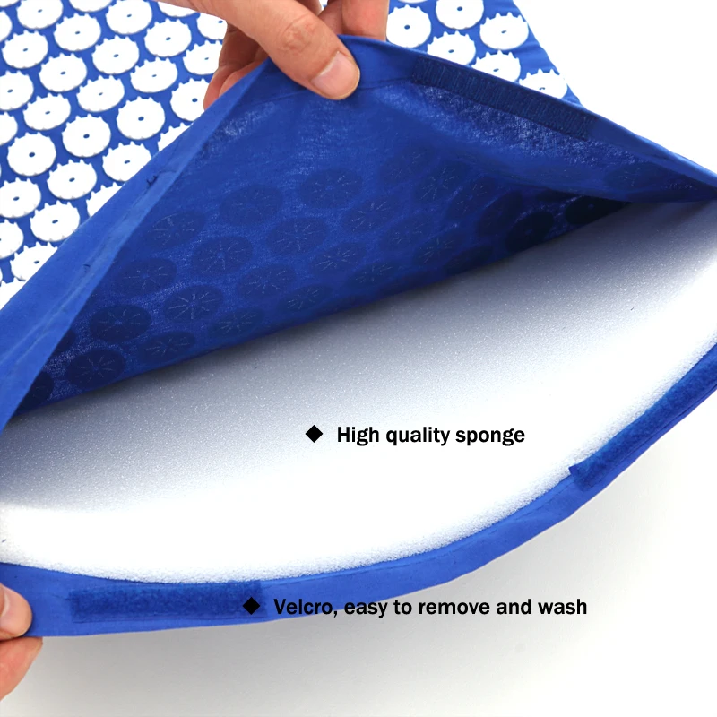 Yoga Mat Massager Pillow Foot Back Neck Massage Cushion Acupressure Mat Relieve Stress Pain Acupuncture Spike Yoga Mat Pin Pad Yoga Mat Massager Pillow Foot Back Neck Massage Cushion Acupressure Mat Relieve Stress Pain Acupuncture Spike Yoga Mat Pin Pad