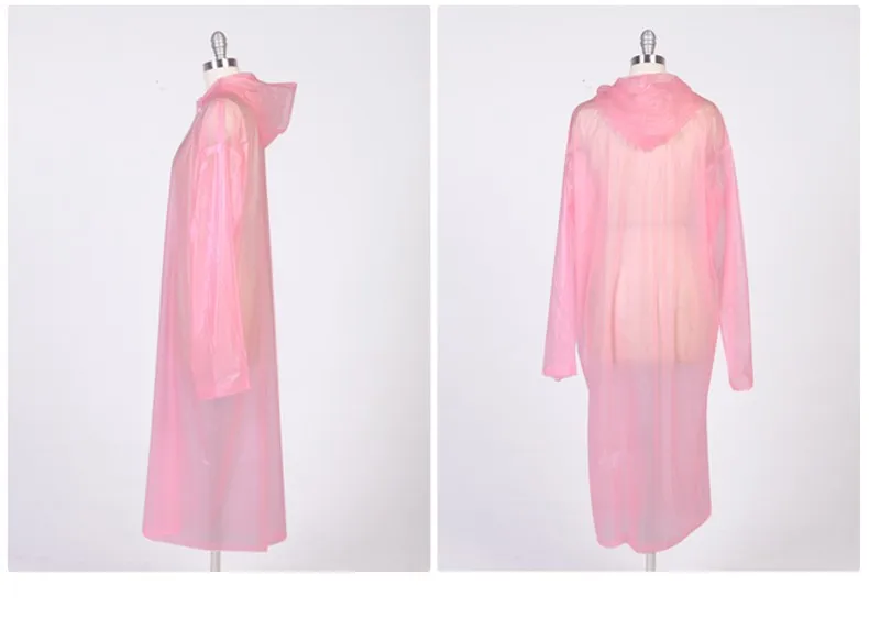 1 шт. прекрасный взрослый открытый плащ длинное платье Пыльник Тип прозрачное пончо, чем один