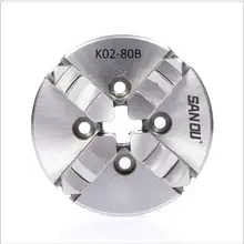 Токарные станки Зажимы картридж k02-80b 80 мм Руководство самоцентровкой M14 Нитки крепление кулачки 1PK