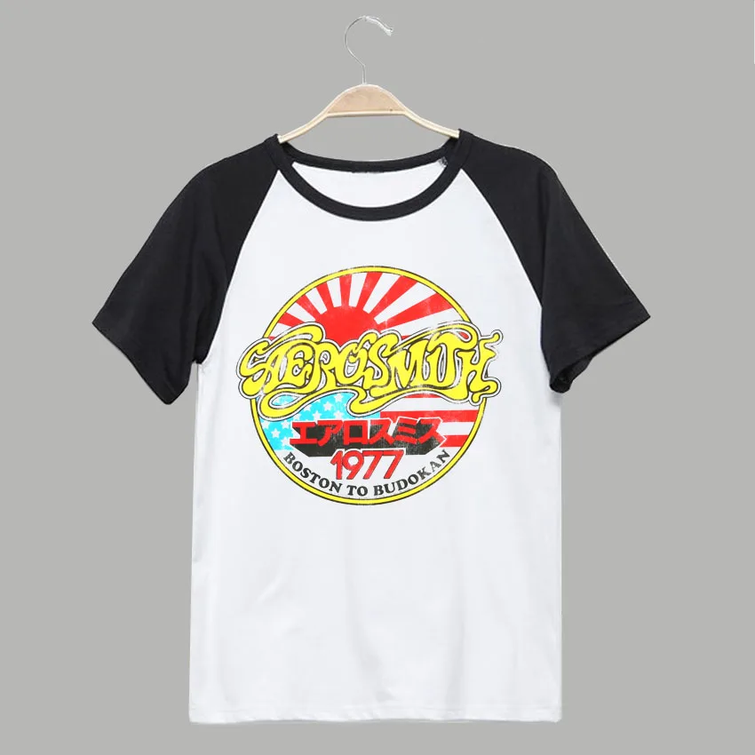 

Aerosmith 1977 boston to budokan vintage fashion t shirt