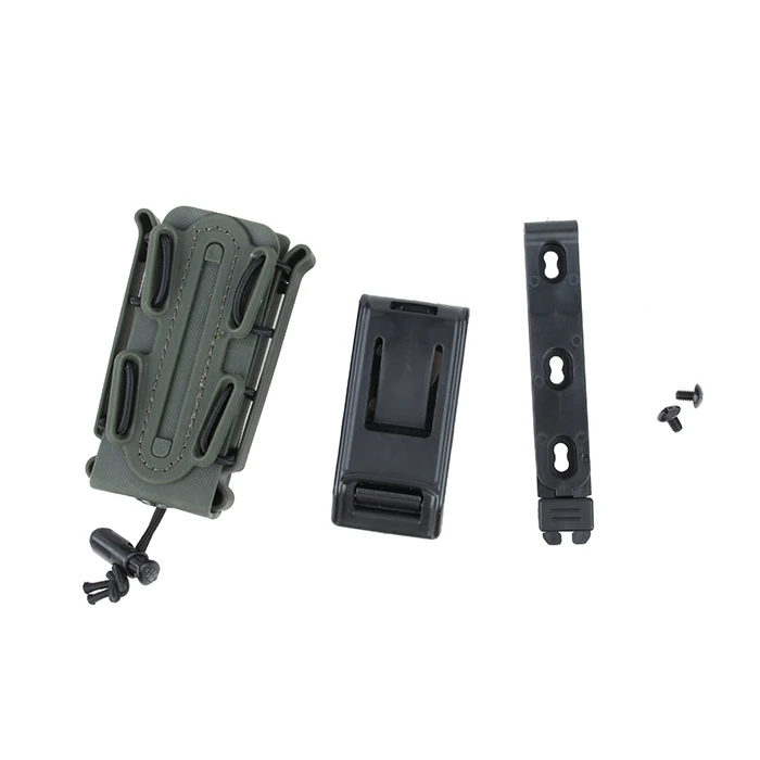 new gun accessories 9mm Scorpion type soft shell  magazine pouch single mag pouch for hunting -OD (1)
