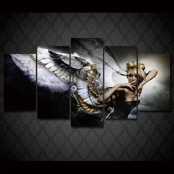 

HD Printed Angel Girl Art Painting on canvas room decoration print poster picture canvas Free shipping