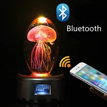 Creative Bluetooth Jellyfish font b Music b font font b box b font crystal Valentine Day